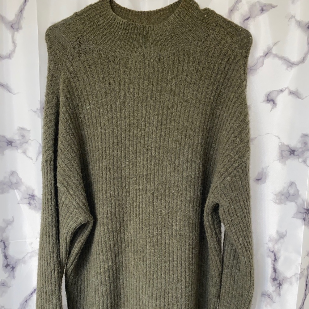 Olive Knit Sweater